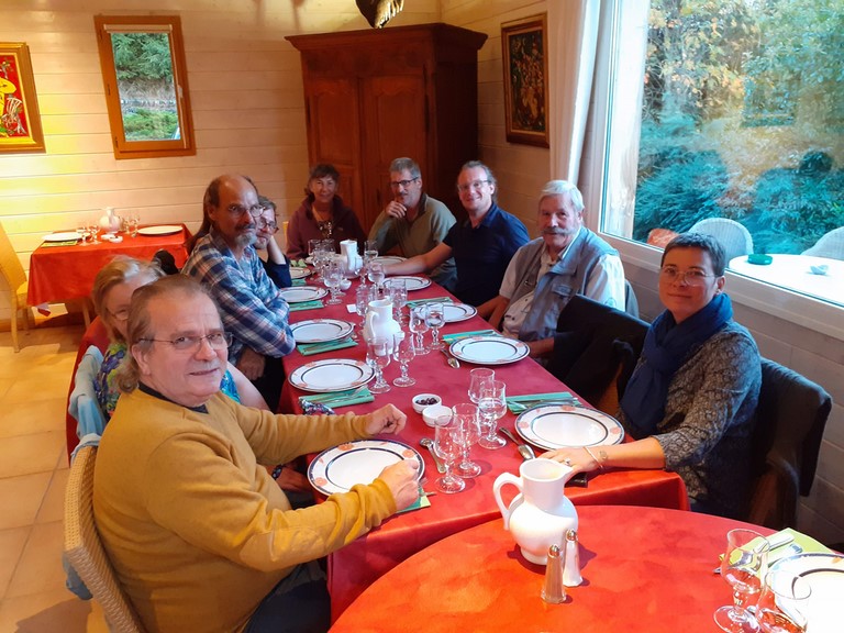 pour fêter la fin de notre stage de formation un bon moment partagé en toute convivialité